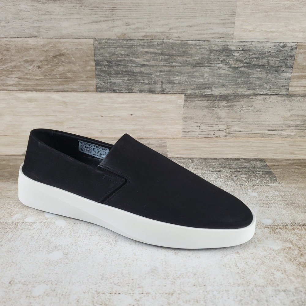 Wolf & Shepherd Cruise Shoes Sz 9 Black Brilliant White Sneakers